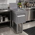 Thumbnail image #2 for Glastender Underbar Drainboard Half Cabinet with Door, 12