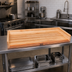 Thumbnail image #2 for 48-Inch x 24-Inch Edge Grain Laminated Northern Hard Rock Maple Work Table Top with 4-Inch Coved Backsplash