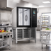 Thumbnail image #2 for Blodgett Invoq 102BE Full-Size Electric Boiler/Injection Steam Combi Oven, 10-Pan Floor Model