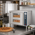 Thumbnail image #2 for Waring Commercial WPO700 Double-Deck Electric Countertop Pizza Oven, Single Door, 18-Inch Ceramic Decks