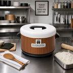 Thumbnail image #2 for Town Equipment RiceMaster 56912W 12-Quart Sushi Rice Container with Wood Grain Exterior Finish