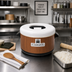Thumbnail image #2 for RiceMaster 12-Quart Sushi Rice Container with Wood Grain Exterior Finish