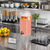 Thumbnail image #2 for Cal-Mil 3 Gallon Square Single Beverage Dispenser with Ice Chamber, Lid, and Spigot