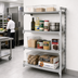 Thumbnail image #3 for Cambro Camshelving Premium 4-Tier Solid Add-On Polymer Shelving Unit, 24