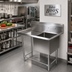 Thumbnail image #2 for John Boos Pro-Bowl Freestanding 1-Compartment Stainless Steel Sink with Left Drainboard