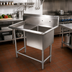 Thumbnail image #2 for John Boos Pro-Bowl Freestanding 1-Compartment Stainless Steel Sink with Left Drainboard