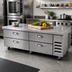 Thumbnail image #2 for Beverage-Air Four-Drawer Chef Base Freezer, 84-Inch Wide, Self-Contained
