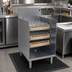 Thumbnail image #2 for Glastender Underbar Glass Rack Storage Unit, Open Top, Stainless Steel, 18 Inch W x 24 Inch D