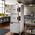 Thumbnail image #2 for Vulcan C24ET6 Two-Compartment Electric Convection Steamer on 24-Inch Cabinet Base, 6-Pan Capacity