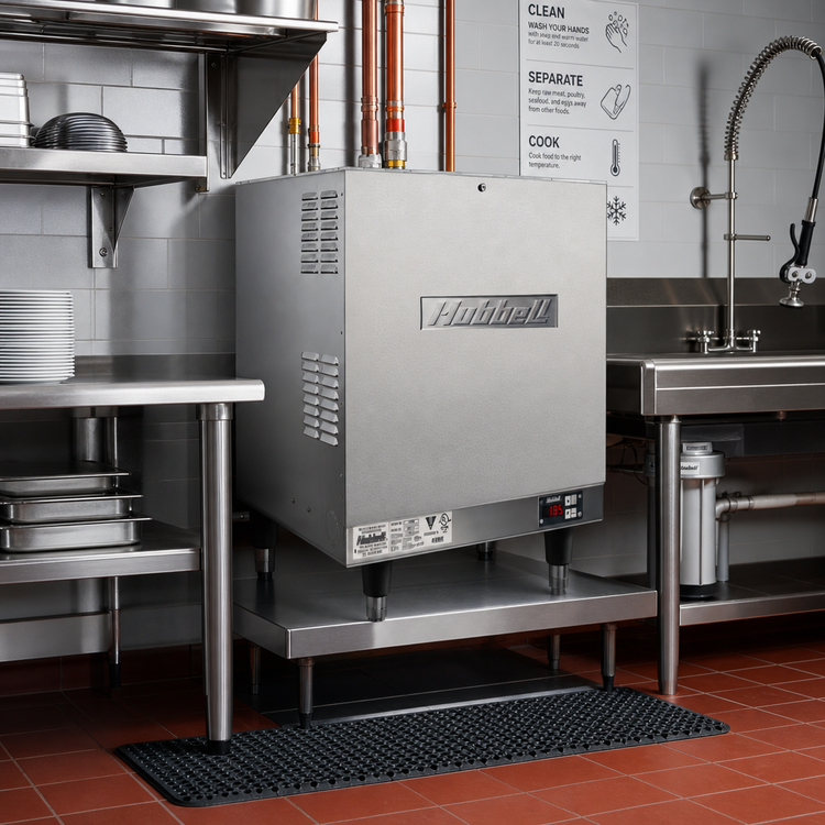 Product image #2 for Hubbell J1658 Electric Booster Heater with 16-Gallon Stainless Steel Storage Tank, 58.5 kW