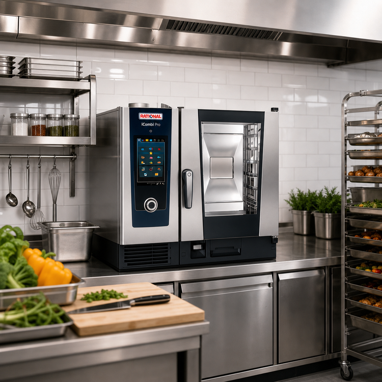 Product image #2 for RATIONAL iCombi Pro 6-Half Size Liquid Propane Countertop Combi Oven, 120V, 1-Phase