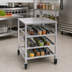 Thumbnail image #3 for Channel Manufacturing Half-Size Mobile Aluminum Can Rack with Aluminum Top, 54 #10 Can Capacity