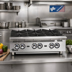 Thumbnail image #3 for Star (Middleby) Ultra-Max 806HA 36-Inch Countertop Gas Hot Plate, 6 Burners, Stainless Steel, Manual Controls