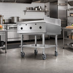 Thumbnail image #2 for Southbend (Middleby) HDCS-72 72-Inch Stainless Steel Counterline Equipment Stand with Undershelf, Welded, NSF