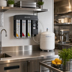 Thumbnail image #2 for Everpure EZ-RO 200/2G-BL Blended RO Water Filtration System, Non-Electric, Wall-Mount, Adjustable TDS, 200 GPD, 2-Gallon Tank