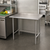 Thumbnail image #2 for Advance Tabco Stainless Steel Work Table with 1-1/2 Inch Rear Up-Turn, 30 x 24 Inches