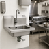 Thumbnail image #2 for Eagle Group Wall-Mount Hand Sink with Electronic Eye Gooseneck Spout, 14 x 10 x 5-Inch Bowl, 304 Stainless Steel