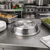 Thumbnail image #2 for American Metalcraft Round Stainless Steel Plate Cover for 9-1/4 to 9-1/2 Inch Plates, 2 Inch High