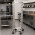 Thumbnail image #2 for Channel Manufacturing LPNS-11 Lo Profile Nesting Aluminum Steam Table Pan Rack, 11-Pan, End Load