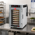 Thumbnail image #3 for Metro HotBlox Narrow 8-Pan Pass-Thru Insulated Holding Cabinet, Countertop/Stacking, Analog, Clear Front Door, Solid Rear Door, 120V