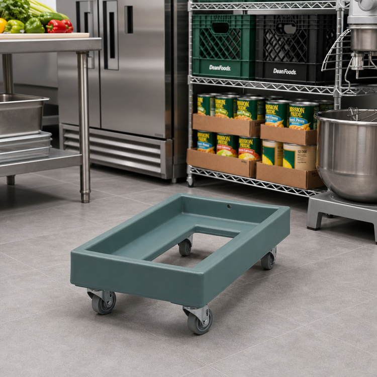 Product image #3 for Cambro Camdolly Open-Frame Dolly for #10 Can Cases and 13 x 13 Milk Crates