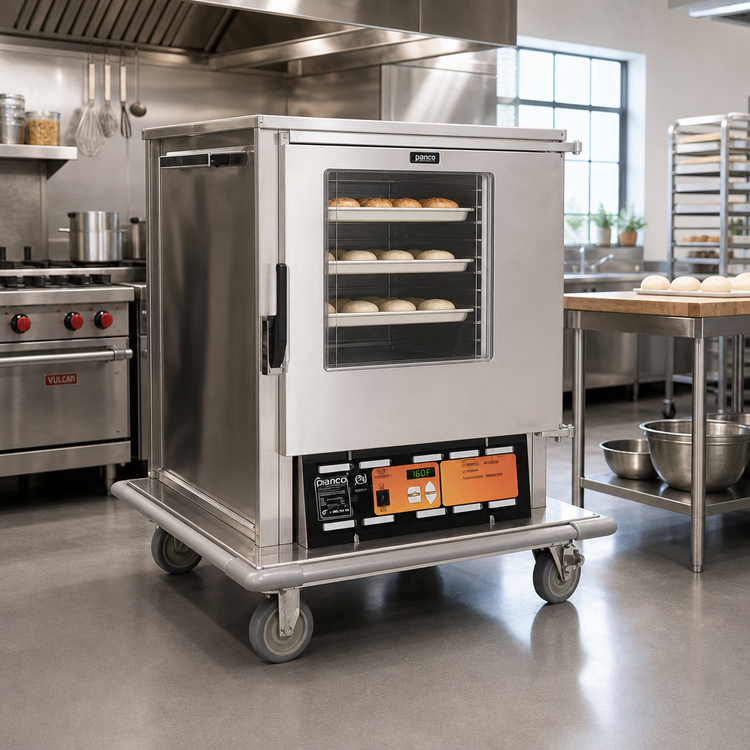 Product image #2 for Panco HPUELSI-RA3.00 Insulated Extended Undercounter Heated/Proofing Cabinet with Polycarbonate Window and Wire Slides