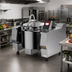 Thumbnail image #2 for Cucimix UCBTE048AV1 48 Gallon Electric Tilting Pressure Braising Pan with Mixer