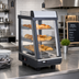 Thumbnail image #2 for CAC China 19-Inch Wide Countertop Heated Food Display Merchandiser with 3 Adjustable Shelves and 2 Glass Doors
