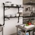 Thumbnail image #2 for Quantum Wall-Mount Cantilever Single-Shelf Starter Unit with 54-Inch Posts
