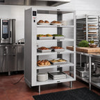 Thumbnail image #3 for Hatco Glo-Ray 2-Go™ GRS2G-3920-5 5-Tier Radiant Heated Holding Shelf with Touchscreen Controls, Stainless Steel, 39" x 20" Shelves