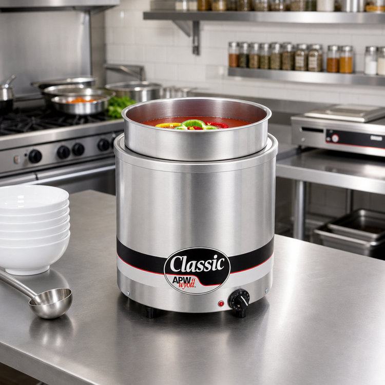 Product image #2 for APW Wyott RW-2V Countertop Electric Food Pan Warmer, 11 Qt, Thermostatic Controls