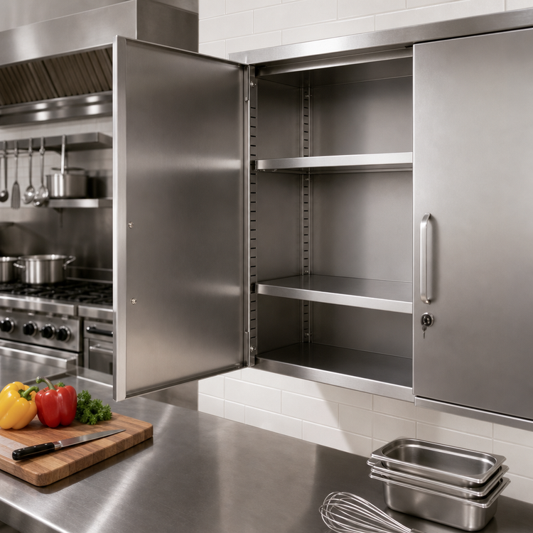Product image #2 for BK Resources Adjustable Stainless Steel Shelf for BkwCH-1548 Wall Cabinet