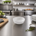 Thumbnail image #3 for American Metalcraft Marra Collection 13 oz Cloud Melamine Round Bowl