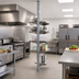 Thumbnail image #2 for Eagle Back-To-Back Stainless Steel NSF Floor-To-Ceiling Cantilever Shelving Upright, 120 Inches