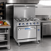 Thumbnail image #2 for Imperial Pro Series 36-Inch Electric Restaurant Range with Griddle and Convection Oven