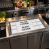 Thumbnail image #2 for Top Shelf 9-Bottle Underbar Bottle Well Ice Chest Cover Assembly, 30-Inch Wide