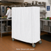 Thumbnail image #2 for Metro Queen Mary & Banquet Cart Cover, 36 x 24 x 54 Inch, White Knitted Polyester with Velcro Fastener