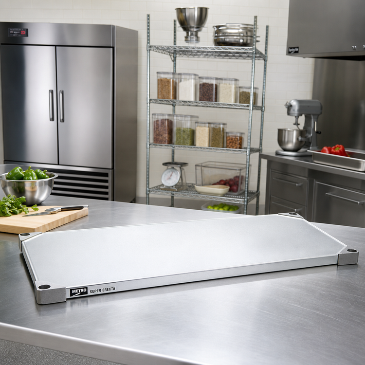 Product image #2 for Metro Super Erecta 60"W x 18"D Solid Galvanized Shelf