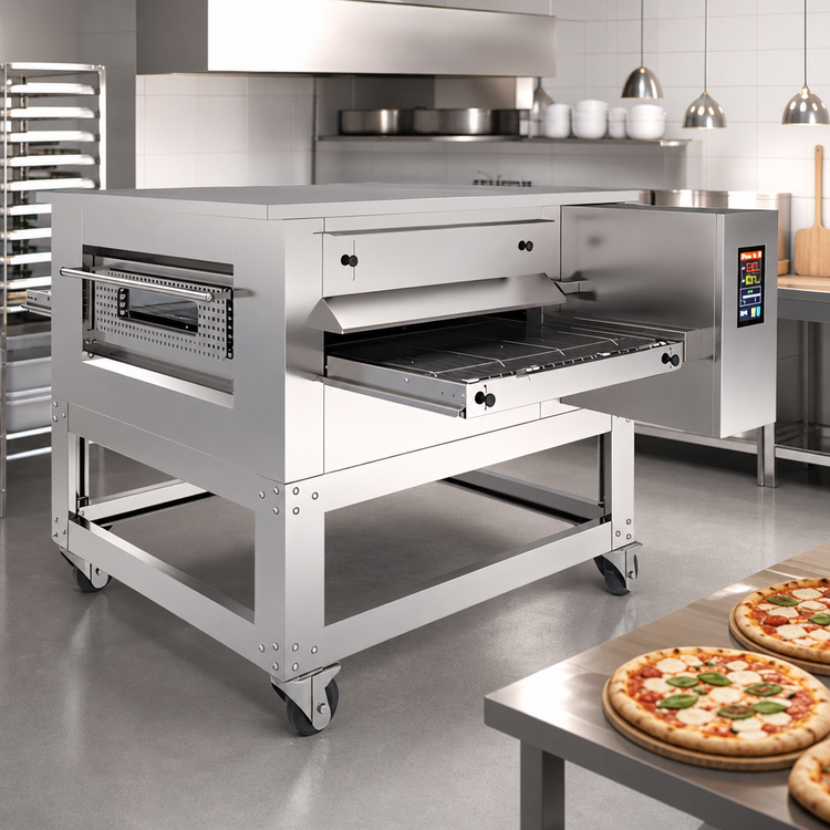 Product image #3 for Trento Single Deck Conveyor Pizza Oven with Touchscreen Controls