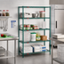 Thumbnail image #2 for Eagle Group Valu-Gard 4-Tier Stationary Starter Wire Shelving Unit, 42W x 18D x 74H, Green Epoxy