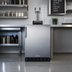 Thumbnail image #2 for Summit Commercial 24-Inch Built-In Floating Tap Dual Tap Beer Kegerator, ADA-Compliant, Black Cabinet, Stainless Steel Door, 5.8 Cu. Ft.