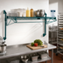 Thumbnail image #2 for Quantum Cantilever Single Shelf Post Wall-Mount Wire Shelving Unit, 72 x 21 Inch, Green Epoxy