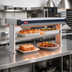 Thumbnail image #2 for Hatco Glo-Ray Designer Dual Infrared Strip Heater with 14-Inch Designer Stands, 69-1/2 Inch Wide, Aluminum, 6-Inch Spacing