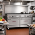 Thumbnail image #2 for Southbend Ultimate 60-Inch Gas Restaurant Range with 8 Open Burners and 2 Standard Ovens