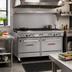 Thumbnail image #2 for Southbend Ultimate 60-Inch Gas Restaurant Range with 8 Open Burners and 2 Standard Ovens