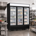 Thumbnail image #2 for Excellence Commercial Products TKOF-62 3-Section Glass Door Freezer Merchandiser