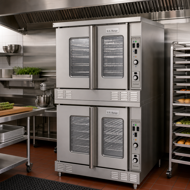 Product image #2 for Garland Signature Summit Series Full-Size Standard Depth Double-Deck Gas Convection Oven