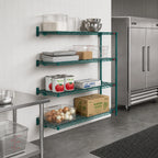 Thumbnail image #2 for Eagle Group Valu-Gard A4-74-1848VG 4-Tier Add-On Wire Shelving Unit, 48 x 18 x 74 Inches, Green Epoxy Finish