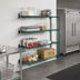 Thumbnail image #2 for Eagle Valu-Gard 4-Tier Add-On Wire Shelving Unit, 48 x 18 x 74 Inches, Green Epoxy Finish