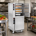 Thumbnail image #2 for FWE MTU-5-5 Mobile Split-Cavity Moisture Heated Holding Cabinet with Dutch Doors